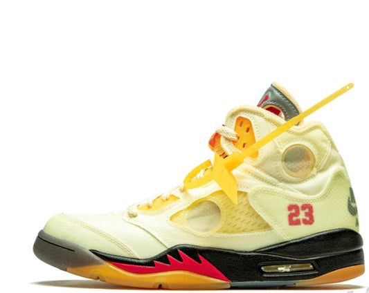 Tênis Nike Off-White x Air Jordan 5 SP 'Sail'