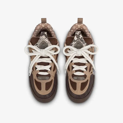 Louis Vuitton LV Skate Sneaker Brown Snakeskin