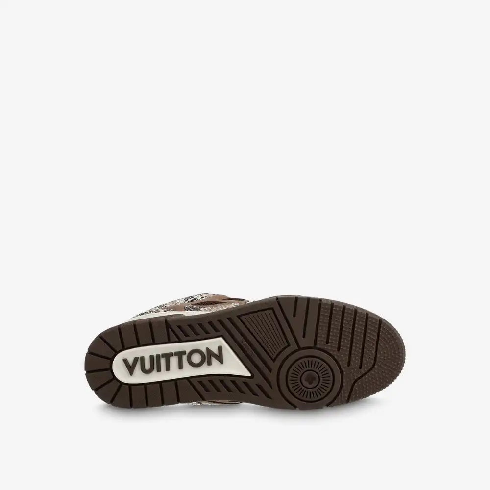 Louis Vuitton LV Skate Sneaker Brown Snakeskin
