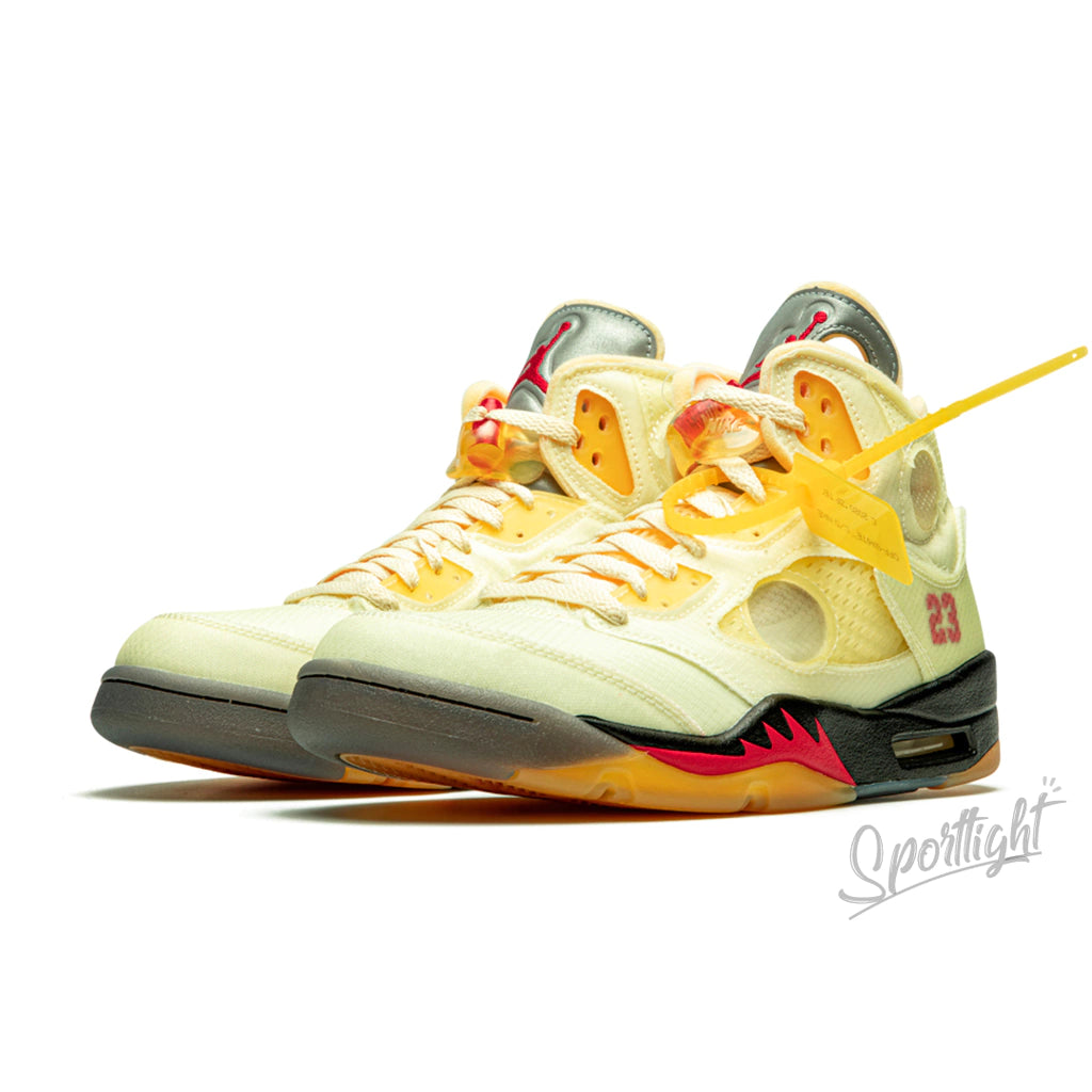 Tênis Nike Off-White x Air Jordan 5 SP 'Sail'
