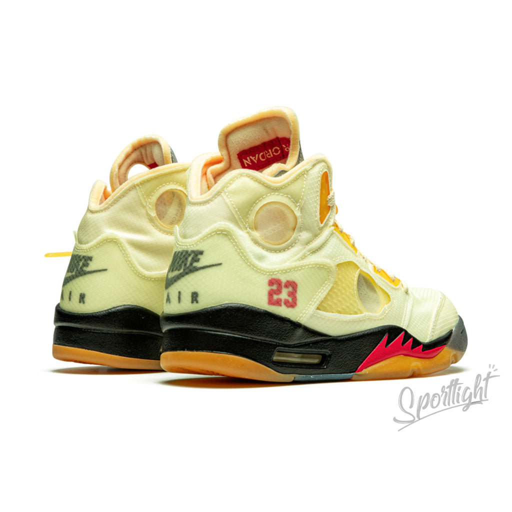 Tênis Nike Off-White x Air Jordan 5 SP 'Sail'